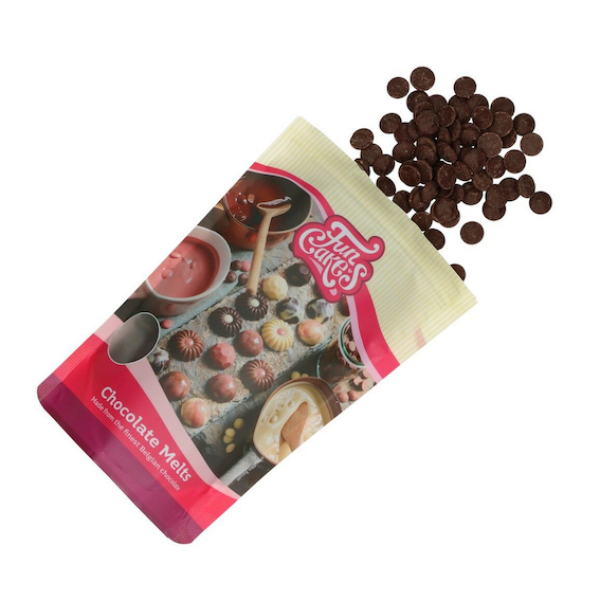 Dunkle Schokoladen Melts von FunCakes